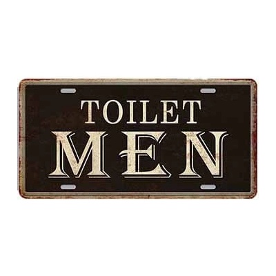 Ceduľa značka Men Toilet