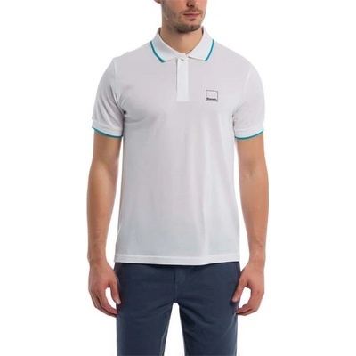 Bench triko polo With Y/D Stripes Bright white WH11185