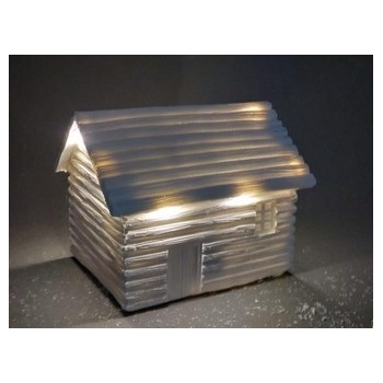 Prodex Biely LED domček 14 x 10 cm Prodex A00545