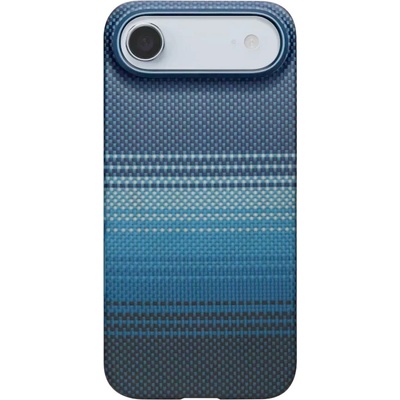PITAKA Кевларен кейс с MagSafe за iPhone 17 Air - Pitaka PitaTap MagEZ 7 Ultra Slim Case Aramid Fiber (тъмносин) (KI1703M)