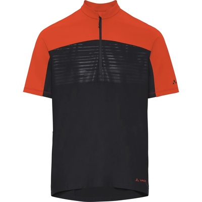 Vaude Мъжка фланелка с къс ръкав за колоездене Vaude Qimsa Pro Half Zip Shirt Cycling jersey - Glowing Red (056-3956-0212)