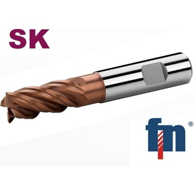 SK univerzální fréza pr. 5x13x57mm 4bř. 40/42° AlCrN 2 břity do středu weldon , typ N S151612.050 AlCr
