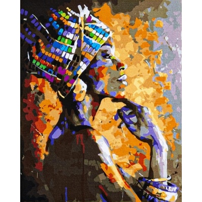 ASTRA Maľovanie podľa čísel AFRICAN SOUL na ráme 40 x 50 cm 801023901