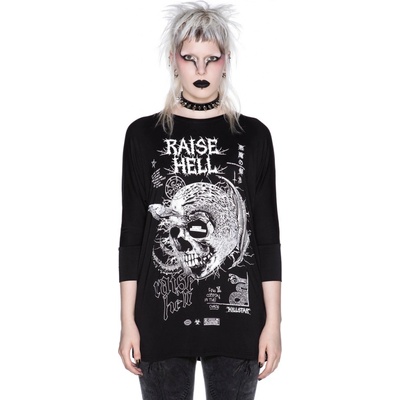 Killstar tričko Raise Hell Čierna