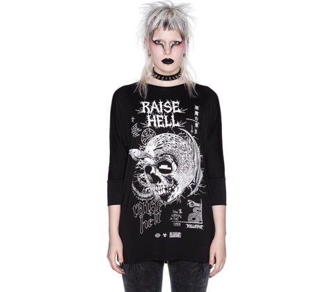 Killstar tričko Raise Hell Čierna
