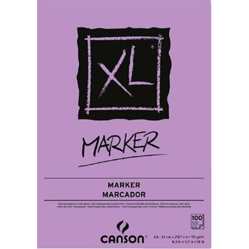 Canson Pad XL Marker Скицник 100 A4 70 g White (C200297236)