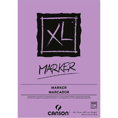 Canson Pad XL Marker Скицник 100 A4 70 g White (C200297236)