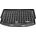 Carmart Гумена стелка за багажник за Nissan Note (2013+) upper floor - Rezaw Plast