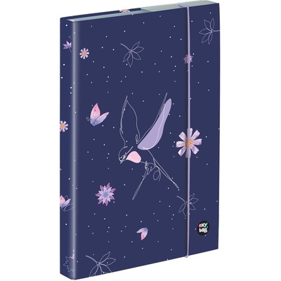 Oxybag Box na zošity A5 Flowers fialový