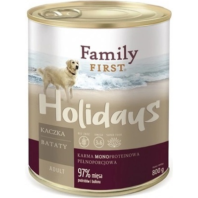Family First Holidays Adult Duck with sweet potatoes 800 g