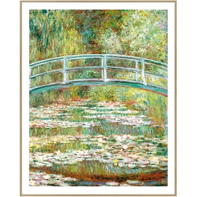 knor Monet: Japanese Footbridge obraz zelená