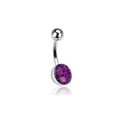 Šperky4U piercing do pupíku tygrovaný BS01049-A
