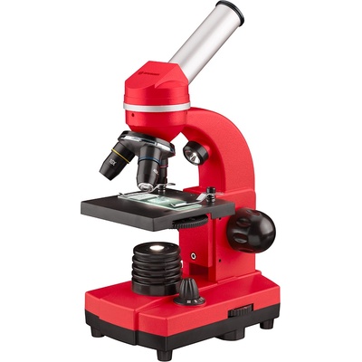 Bresser Микроскоп Bresser Junior Biolux SEL 40-1600x, червен