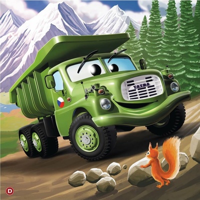 DINO Tatra Auta: Tatra 148 žlutá 60 dílků