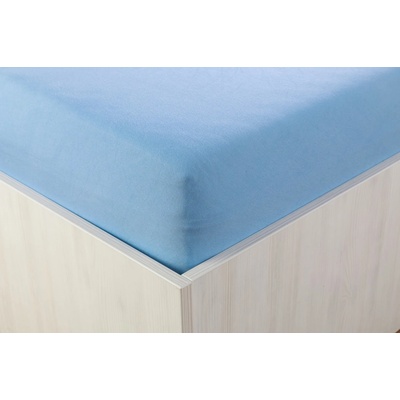 Teptex Prostěradlo jersey s lycrou světle modré 90x200