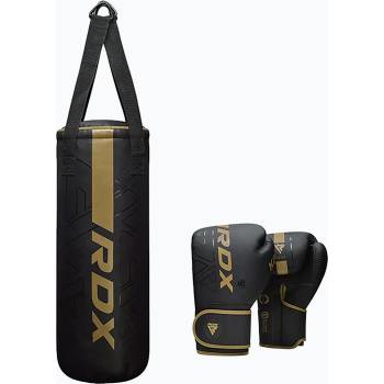 RDX Боксов чувал RDX F6 Junior Punch Bag + боксови ръкавици matte gold