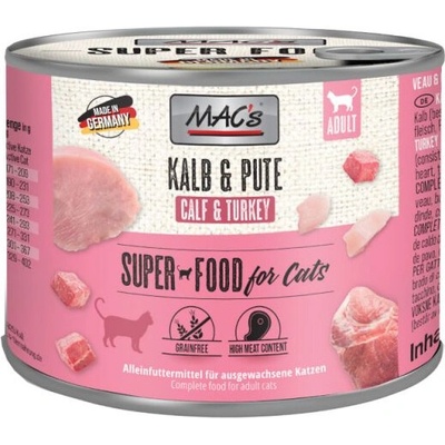 MAC's Cat teľacie a morka 200 g