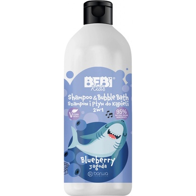 Bebi Kids šampón a mlieko do kúpeľa 2v1 Berry 500 ml