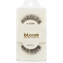 Bloom Natural nalepovacie riasy z prírodných vlasov No. 747M Black