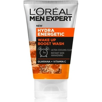 L'Oréal Men Expert Hydra Energetic Wake-Up Effect почистващ гел за ревитализиране кожата на лицето 100 ml за мъже