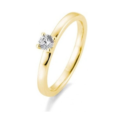 Sofia Diamonds prsteň zo žltého zlata s diamantom BE41 05992 Y