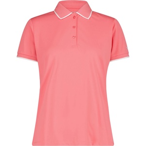 CMP Дамска поло тениска CMP Women's Polo Stretch Piquet Polo shirt - Coral - размер 38 (EU) (916-1606-0913)