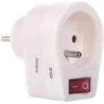 Eaglemoss Collections Emos Plug-outlet with switch 10/16A 250V 2P+Z white (P0027)