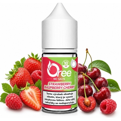 Oree Salt Strawberry raspberry cherry 10 ml 10 mg