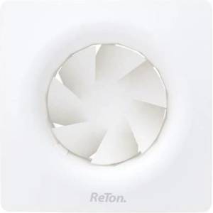 ReTon Вентилатор Silent T ф100мм, цвят Бял, 83м3/ч, 5.2W, 25dB, с таймер и клапа - V197531 (V197531)