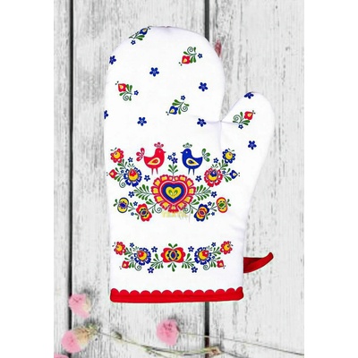 Frobyt Kuchyňská chňapka FOLKLOR červená 28 x 18 cm