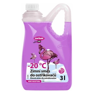 Carlson Zimná kvapalina do ostrekovačov Pink Lady -20°C 3 l