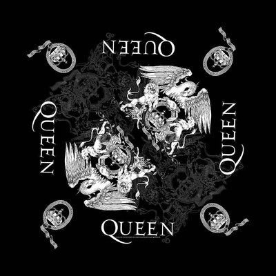 Queen šatka Crest Black