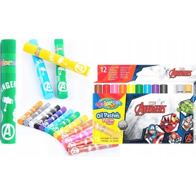 Colorino Marvel Avengers olejové pastely 12 ks