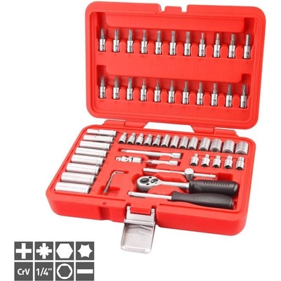 Extol Premium 8818101 Hlavice nástrčné 1/4, sada 57 ks