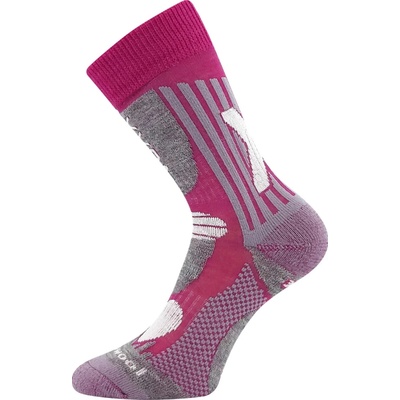 VOXX Ponožky dětské thermo VISION z merino se stříbrem FUXIA 126403