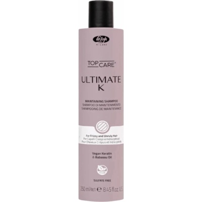 Lisap Top Care Ultimate K šampon pro uhlazení vlasů 250 ml