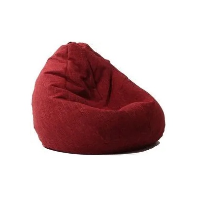 Pufrelax Калъф за пуф круша, 320л. , Nirvana Grande - Red wine, (Не съдържа пълнеж), Гама Premium Rustic