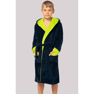 Envie Dětský župan Delfino - s kapucí Světle zelená – Zboží Dáma