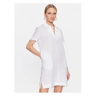 Calvin Klein Ежедневна рокля K20K205604 Бял Regular Fit (K20K205604)