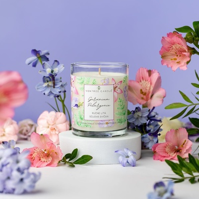 VONTREE CANDLE Geranium a Fialka 250 ml