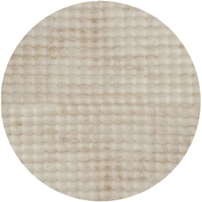 Mila Home Бежов кръгъл килим подходящ за пране ø 80 cm Bubble Cream - Mila Home (HKG-BubbleRoundKrem-80x80)