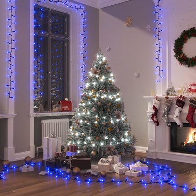 zahrada-XL Kompaktní LED řetěz se 400 LED diodami modrý 13 m PVC