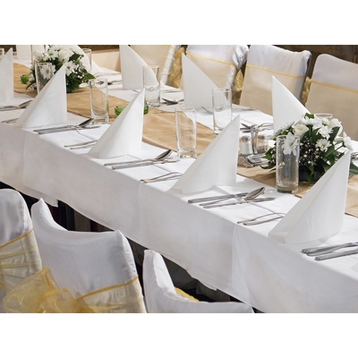 PartyDeco Obrus biely 140x170cm
