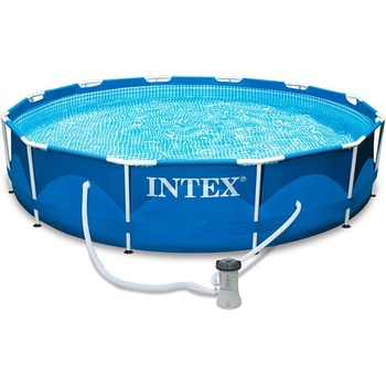 Intex Басейн с метална конструкция INTEX 28212NP, 366 x 76 см с филтърна помпа
