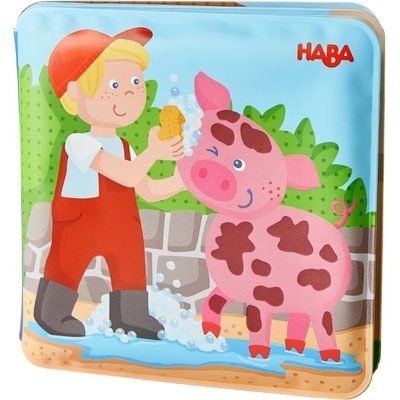 HABA Играчка за баня Haba - Магическа книжка, Ферма (304707)