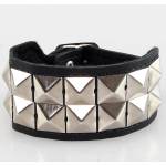 Black & metal гривна pyramidy 2 - bwz-219