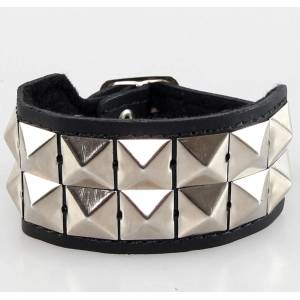 Black & metal гривна pyramidy 2 - bwz-219