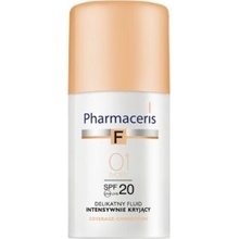 Pharmaceris F-Fluid Foundation intenzivně krycí make-up s dlouhotrvajícím efektem SPF20 1 Ivory For All skin Types with Imperfections 30 ml