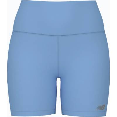 New Balance dámske šortky Harmony High Rise 6in electric sky