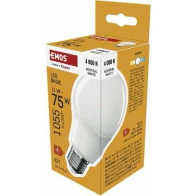 Emos LED žiarovka Basic A60 E27 11 W 75 W 1 055 lm neutrálna biela